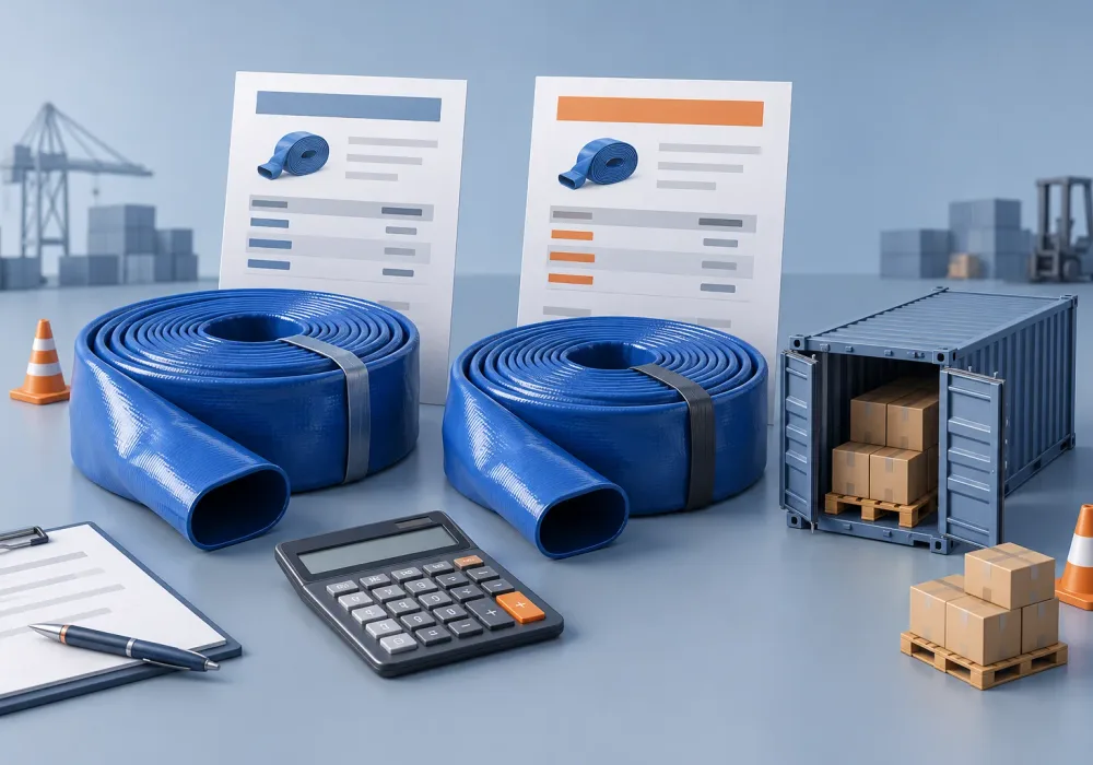 How to Compare PVC Layflat Hose Quotes Beyond Price per Metre